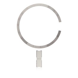 SET 2 PEZZI MAGNETE DI RICARICA WIRELESS PER APPLE IPHONE 15 PRO 6.1..