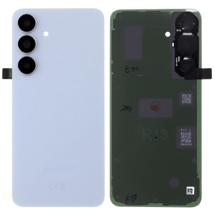 COVER POSTERIORE PER SAMSUNG GALAXY S25 FE S731B BLU GHIACCIATO