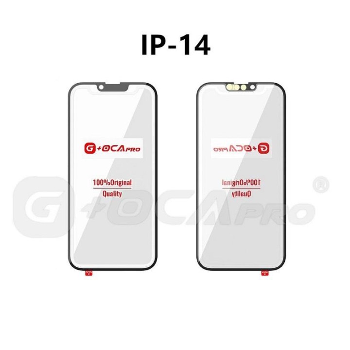 G+ PRO VETRO + OCA PER APPLE IPHONE 14 6.1 NERO