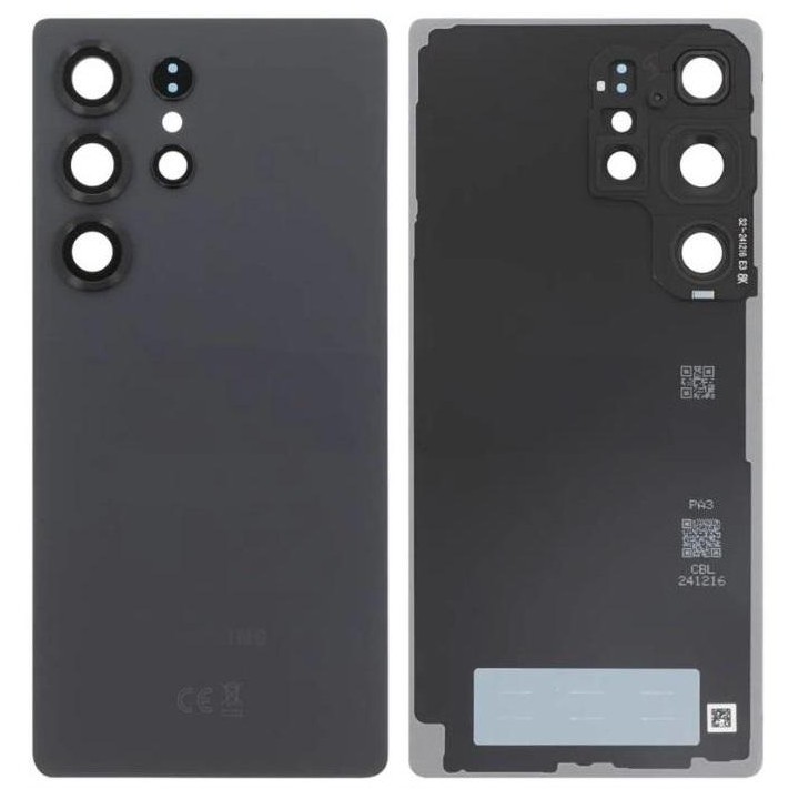 COVER POSTERIORE PER SAMSUNG GALAXY S25 ULTRA S938B NERO