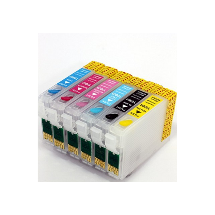 Cartuccia ricaricabile vuota per Epson T803 magenta con chip autoreset