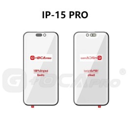 G+ PRO VETRO + OCA PER APPLE IPHONE 15 PRO 6.1 NERO