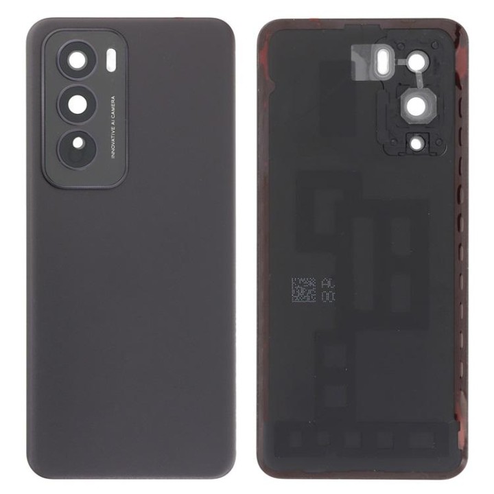 COVER POSTERIORE PER OPPO RENO12 5G (CPH2625) NERO ORIGINALE