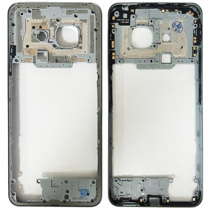 COVER CENTRALE B PER REALME 12 4G (RMX3871) VERDE ORIGINALE