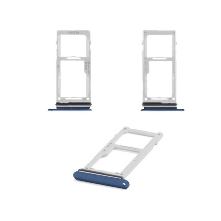 DUAL SIM TRAY PER SAMSUNG GALAXY S9 G960F / S9+ G965F BLU