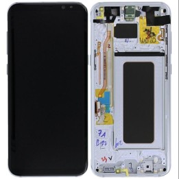 TOUCHSCREEN + DISPLAY LCD DISPLAY COMPLETO + FRAME PER SAMSUNG GALAXY.
