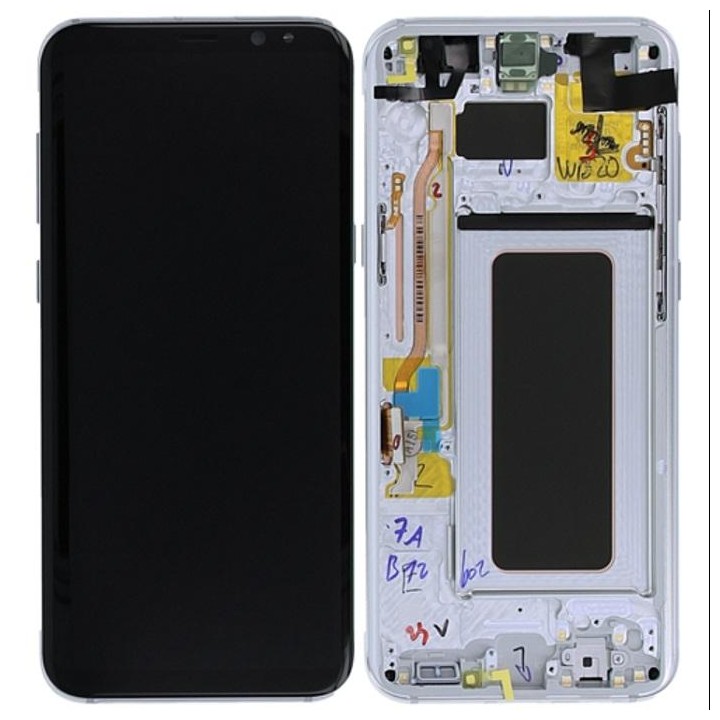 TOUCHSCREEN + DISPLAY LCD DISPLAY COMPLETO + FRAME PER SAMSUNG GALAXY.