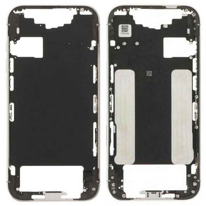 COVER CENTRALE A PER APPLE IPHONE AIR 6.5 BIANCO MATERIALE ORIGINALE