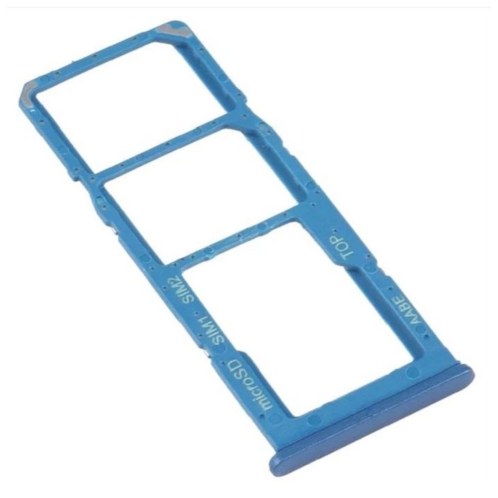 DUAL SIM TRAY PER SAMSUNG GALAXY A12 A125F / A127F BLU