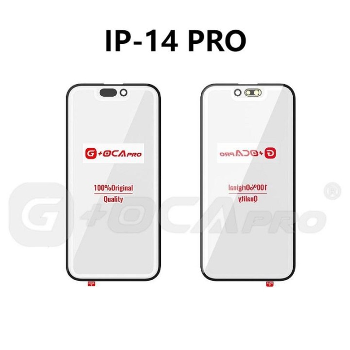 G+ PRO VETRO + OCA PER APPLE IPHONE 14 PRO 6.1 NERO