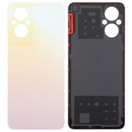 COVER POSTERIORE PER OPPO RENO8 LITE (CPH2343) ARGENTO / ROSA ORIGINA.