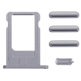 SET 4 PEZZI PORTA-SIM + TASTI VOLUME + TASTI POWER E TASTO VIBRAZIONE.