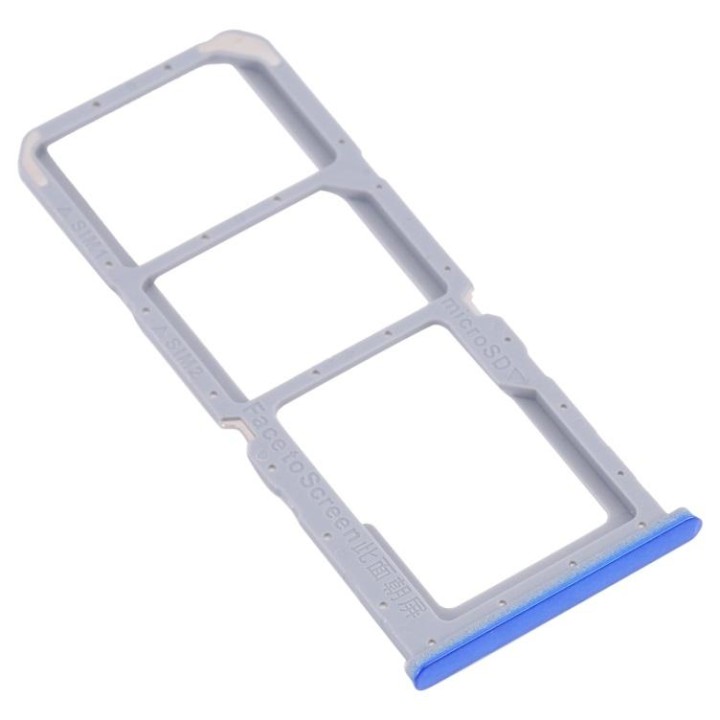 DUAL SIM TRAY PER OPPO A54 4G (CPH2239) BLU
