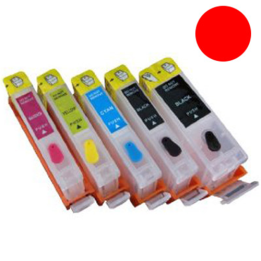 Cartuccia ricaricabile vuota per Canon .CLI-551 magenta con chip auto.