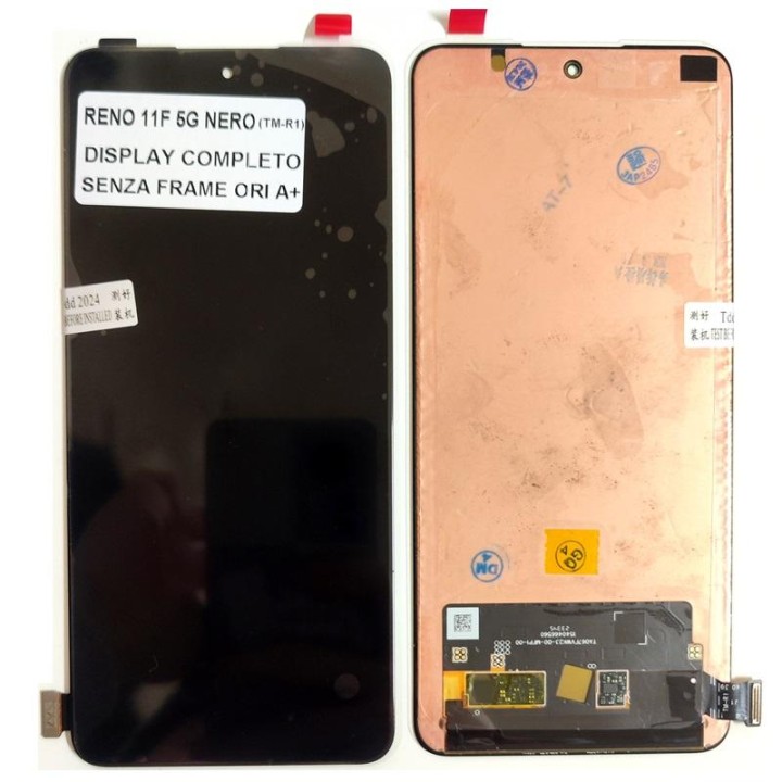 DISPLAY AMOLED + TOUCHSCREEN DISPLAY COMPLETO SENZA FRAME PER OPPO RE.