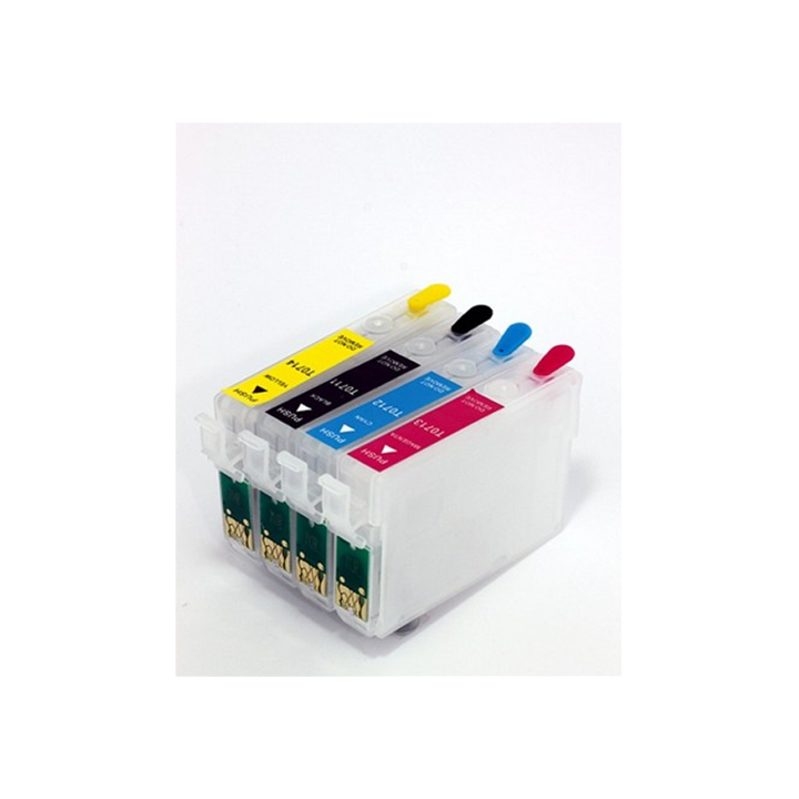 Cartuccia ricaricabile vuota per Epson T0714 giallo con chip autoreset
