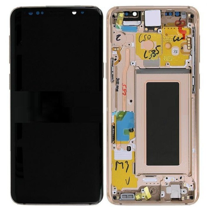 TOUCHSCREEN + DISPLAY LCD DISPLAY COMPLETO + FRAME PER SAMSUNG GALAXY.