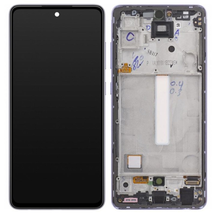 TOUCHSCREEN + DISPLAY LCD DISPLAY COMPLETO + FRAME PER SAMSUNG GALAXY.