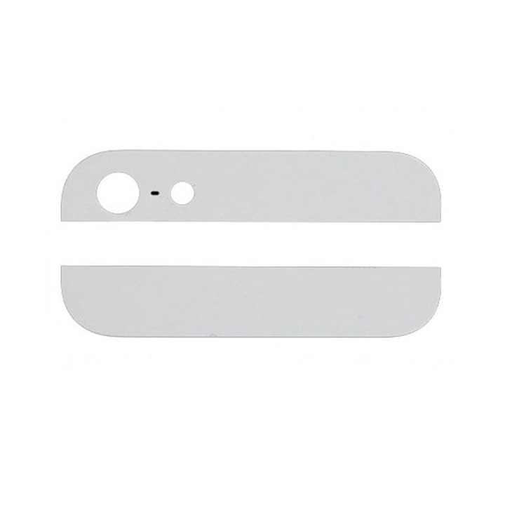 COVER SUPERIORE + COVER INFERIORE + SET 4 PEZZI PER IPHONE 5G BIANCO