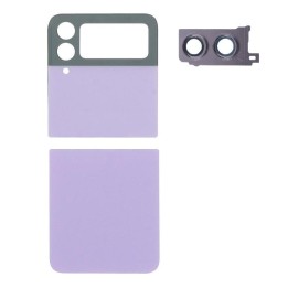 SET 2 PEZZI COVER POSTERIORE PER SAMSUNG GALAXY Z FLIP4 5G F721B VIOLA