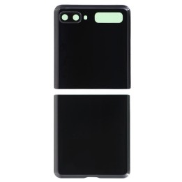 SET 2 PEZZI COVER POSTERIORE PER SAMSUNG GALAXY Z FLIP F700F NERO