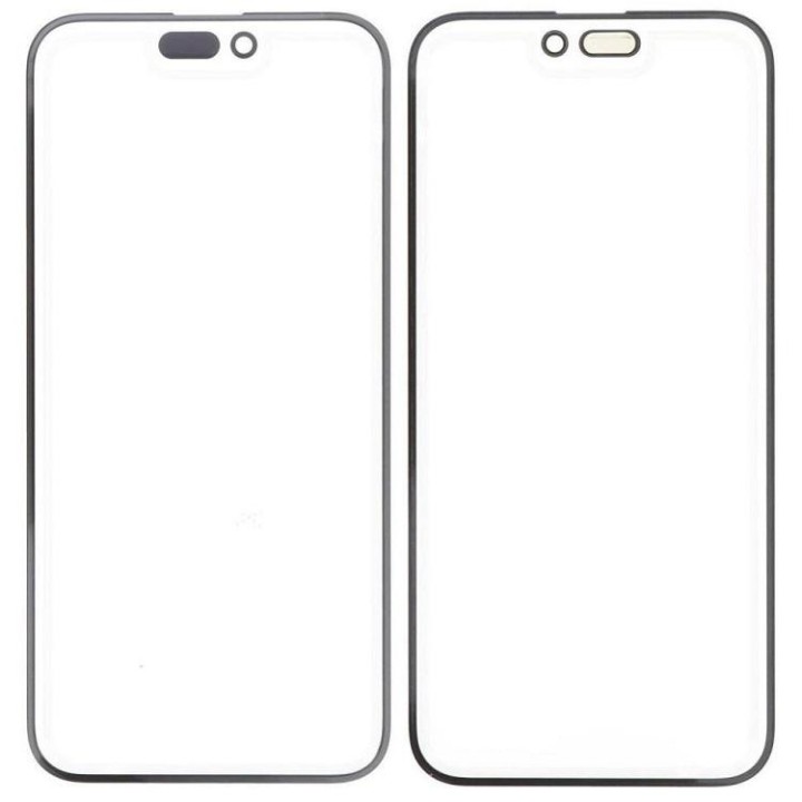 VETRO + OCA PER APPLE IPHONE 15 PRO MAX 6.7 NERO
