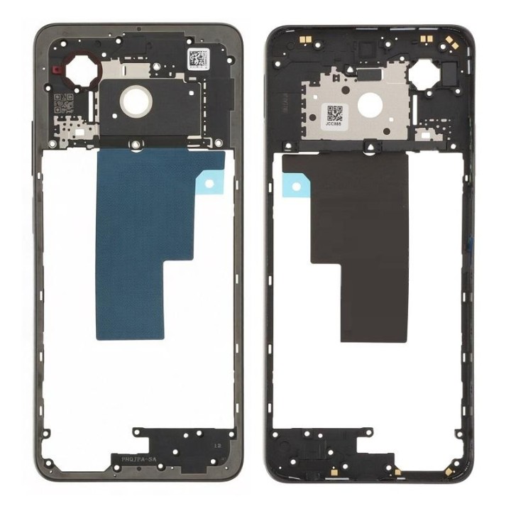COVER CENTRALE B PER OPPO A40 (CPH2669) / A40M (CPH2669) NERO ORIGINA.