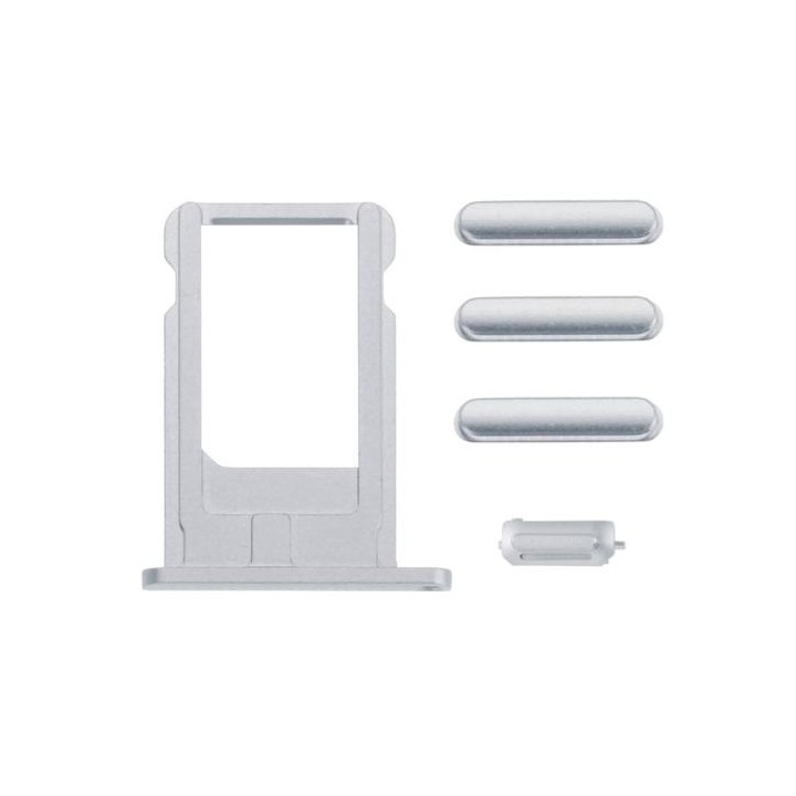 SET 4 PEZZI PORTA-SIM + TASTI VOLUME + TASTI POWER E TASTO VIBRAZIONE.
