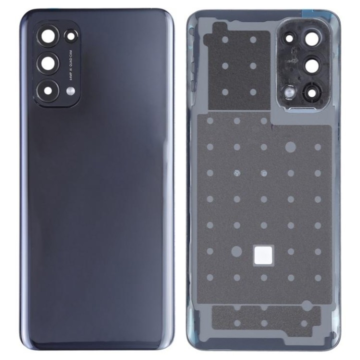 COVER POSTERIORE PER OPPO FIND X3 LITE (CPH2145) / RENO5 5G NERO ORIG.