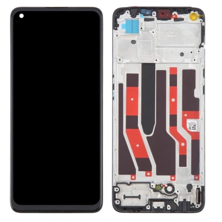 TOUCHSCREEN + DISPLAY OLED DISPLAY COMPLETO + FRAME PER OPPO RENO7 4G.