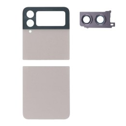 SET 2 PEZZI COVER POSTERIORE PER SAMSUNG GALAXY Z FLIP4 5G F721B ROSA.