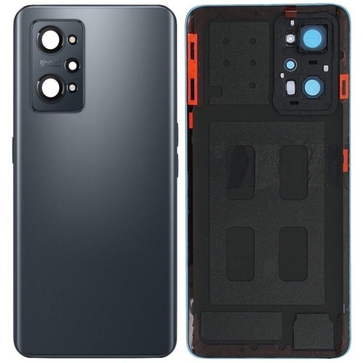 COVER POSTERIORE PER REALME GT NEO 2 (RMX3370) NERO ORIGINALE