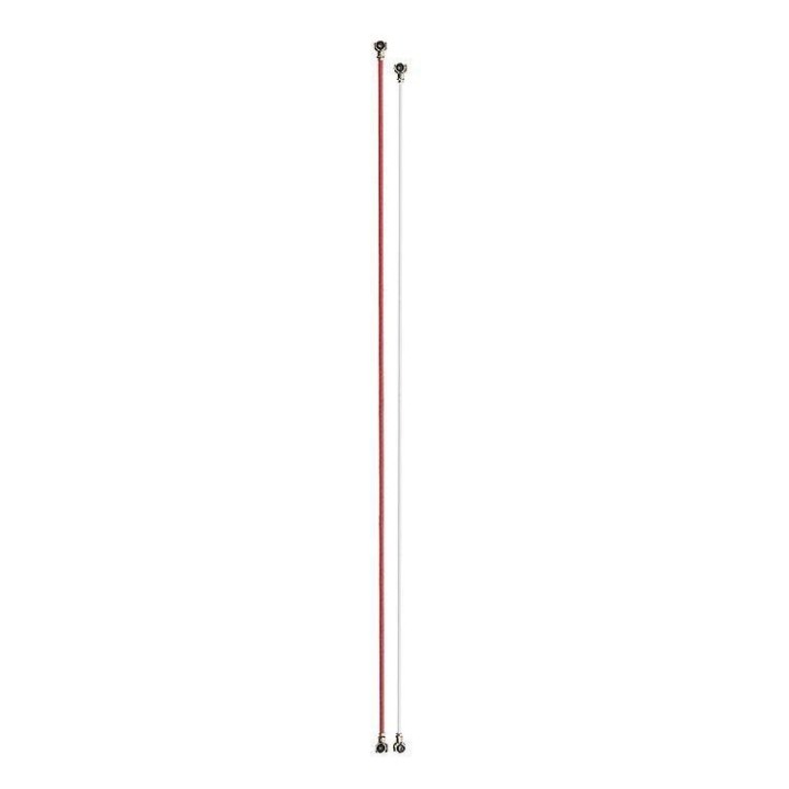 SET 2 ANTENNA PER SAMSUNG GALAXY A24 A245F (BIANCO 118MM / ROSSO 122M.