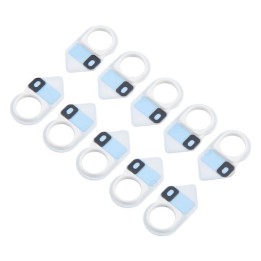 SET 10 PEZZI SCHERMO ANTIPOLVERE PER MICROFONO POSTERIORE PER APPLE I.