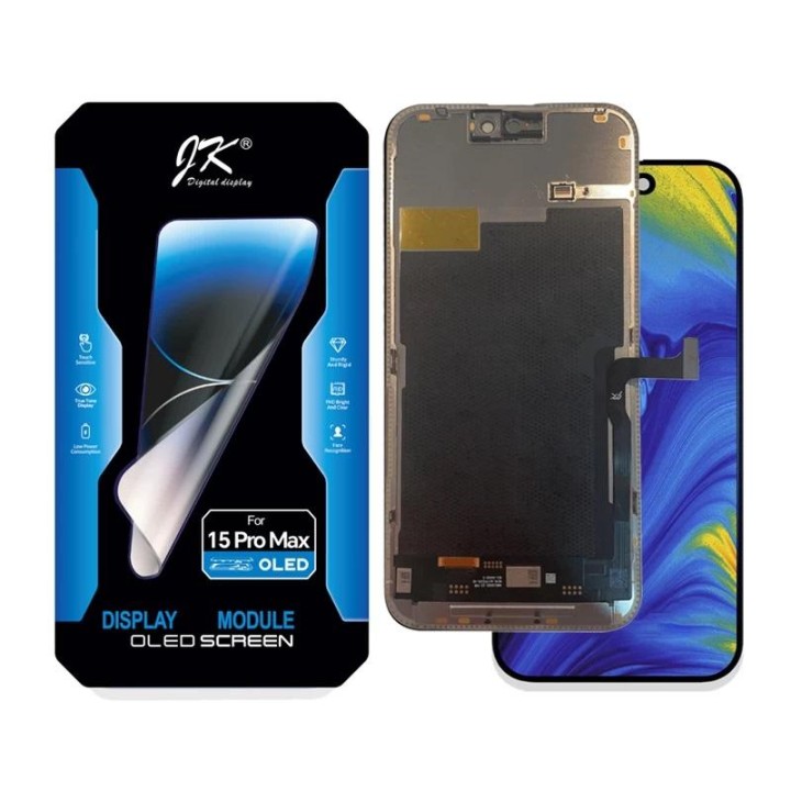 TOUCHSCREEN + DISPLAY OLED DISPLAY COMPLETO PER APPLE IPHONE 15 PRO M.