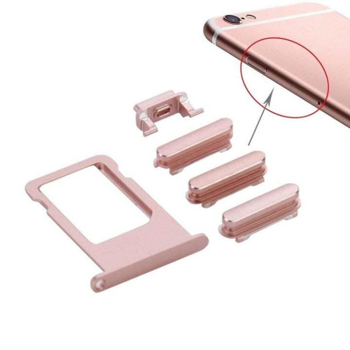 SET 4 PEZZI PORTA-SIM + TASTI VOLUME + TASTI POWER E TASTO VIBRAZIONE.