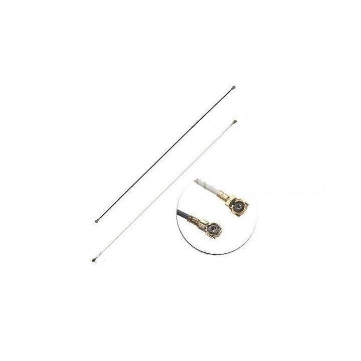SET 2 ANTENNA PER SAMSUNG GALAXY A22 5G A226B (BIANCO 116MM / NERO 12.