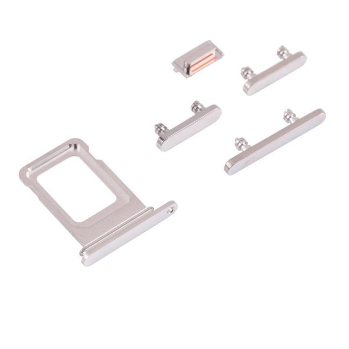 SET 4 PEZZI PORTA-SIM + TASTI VOLUME + TASTI POWER E TASTO VIBRAZIONE.