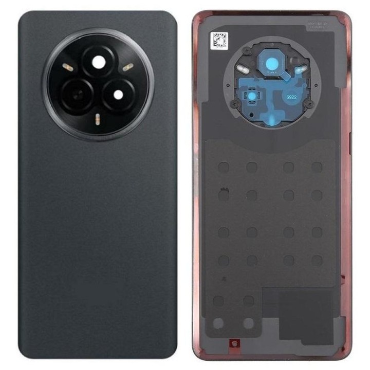 COVER POSTERIORE PER REALME 14 PRO 5G (RMX5055 RMX5056) GRIGIO / NERO.