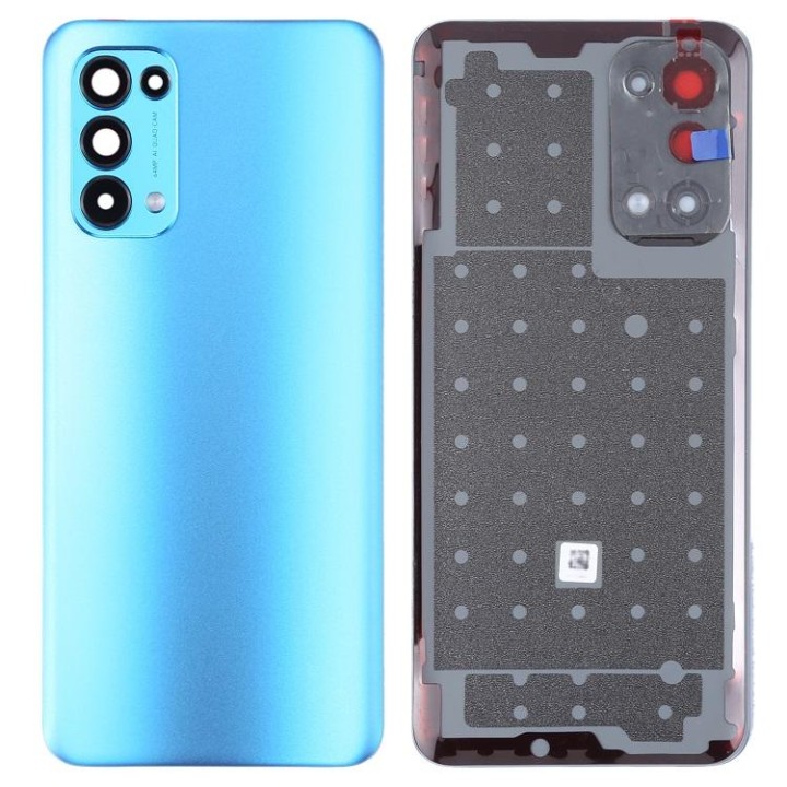 COVER POSTERIORE PER OPPO FIND X3 LITE (CPH2145) / RENO5 5G BLU ORIGI.