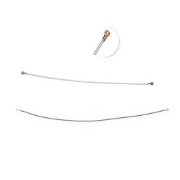 SET 2 ANTENNA PER SAMSUNG GALAXY S20 FE G780F (ROSSO 124MM / BIANCO 1.