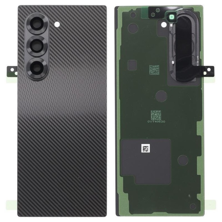 COVER POSTERIORE PER SAMSUNG GALAXY Z FOLD6 5G F956B NERO