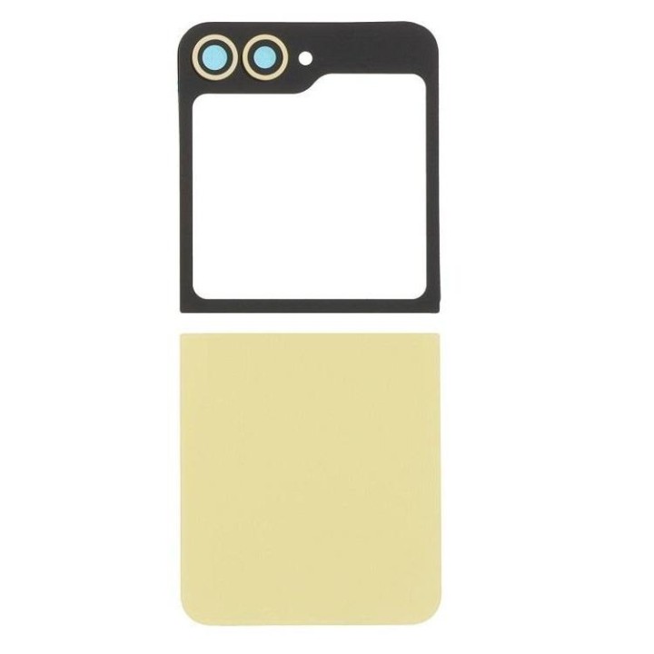 SET 2 PEZZI COVER POSTERIORE PER SAMSUNG GALAXY Z FLIP6 5G F741B GIAL.