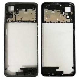 COVER CENTRALE B PER REALME C65 4G (RMX3910) NERO ORIGINALE