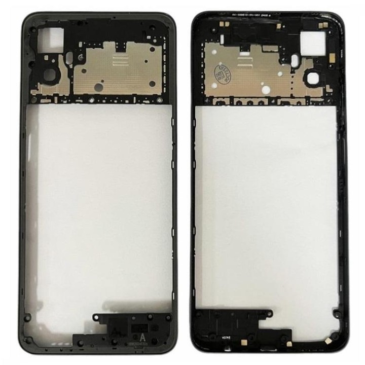 COVER CENTRALE B PER REALME C65 4G (RMX3910) NERO ORIGINALE