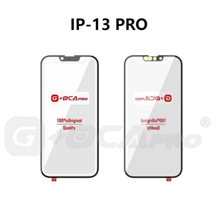 G+ PRO VETRO + OCA PER APPLE IPHONE 13 PRO 6.1 NERO