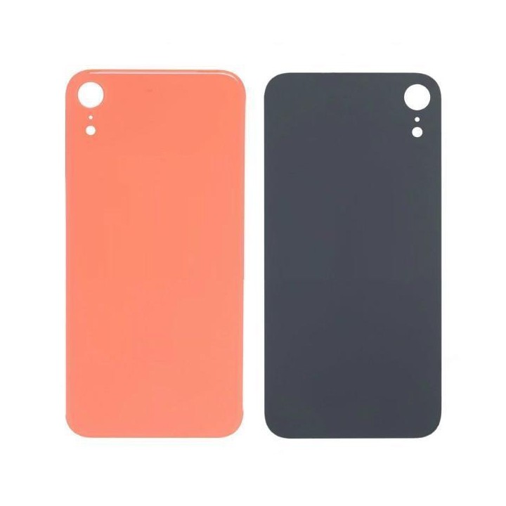 COVER POSTERIORE DI VETRO (BIG HOLE) PER APPLE IPHONE XR 6.1 ARANCIA