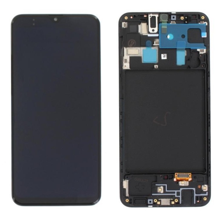 TOUCHSCREEN + DISPLAY LCD DISPLAY COMPLETO + FRAME PER SAMSUNG GALAXY.