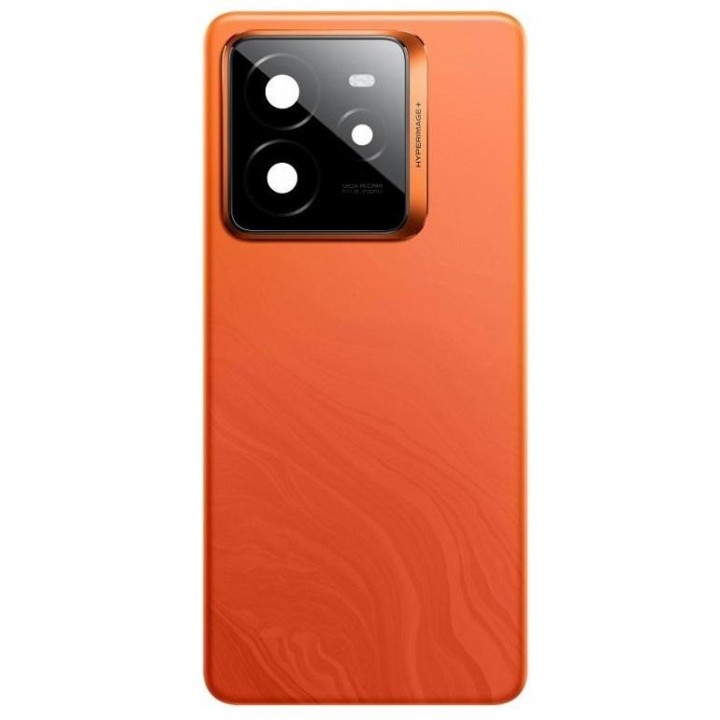 COVER POSTERIORE PER REALME GT7 PRO (RMX5010 RMX5011) ARANCIA ORIGINA.