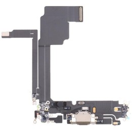 FLEX DI RICARICA PER APPLE IPHONE 15 PRO MAX 6.7 TITANIO NATURALE ORI.